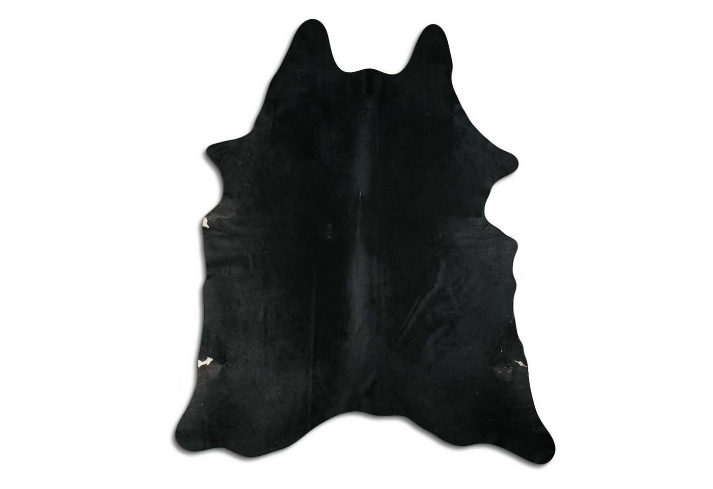Livorio Fellteppich - schwarz / black, Kuhfell, Premium Kuhfell Teppich, Rinderfell, Echtfell – Bild 3 von 5