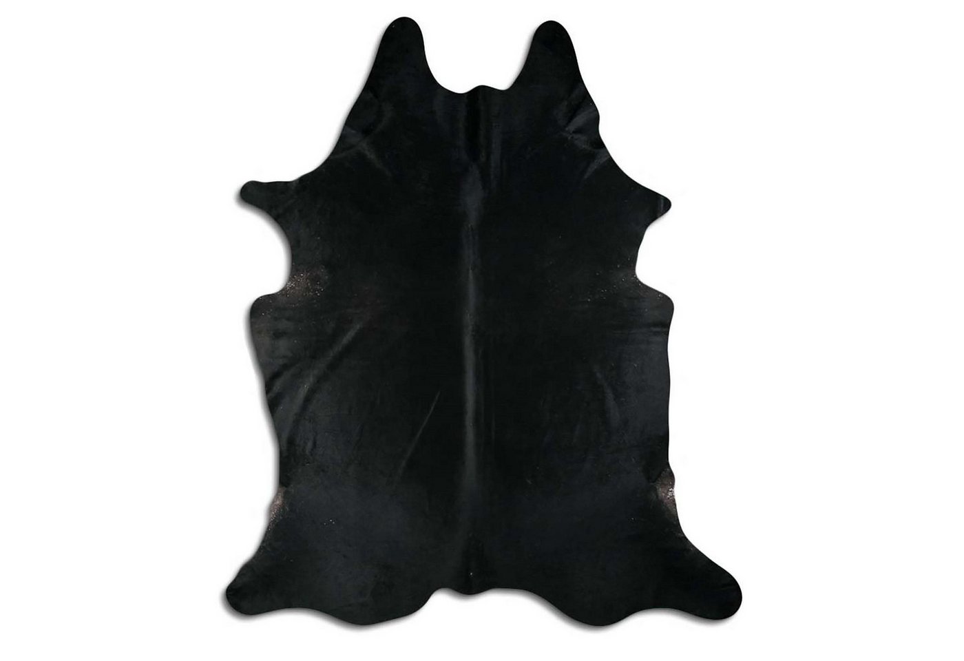 Livorio Fellteppich - schwarz / black, Kuhfell, Premium Kuhfell Teppich, Rinderfell, Echtfell – Bild 5 von 5