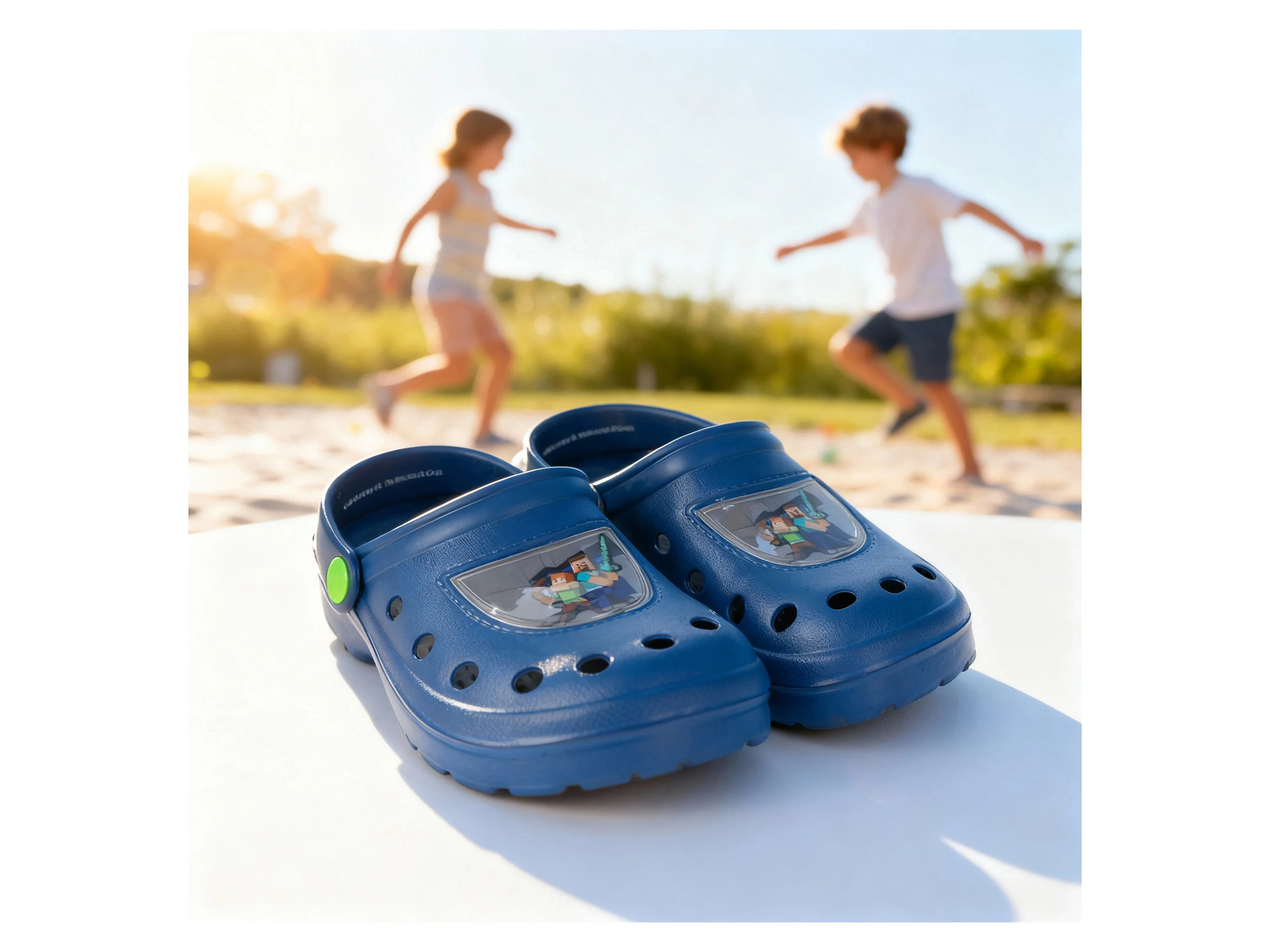 LIZENZ Kleinkinder/Kinder Clogs (Navy, 27/28) – Bild 3 von 3
