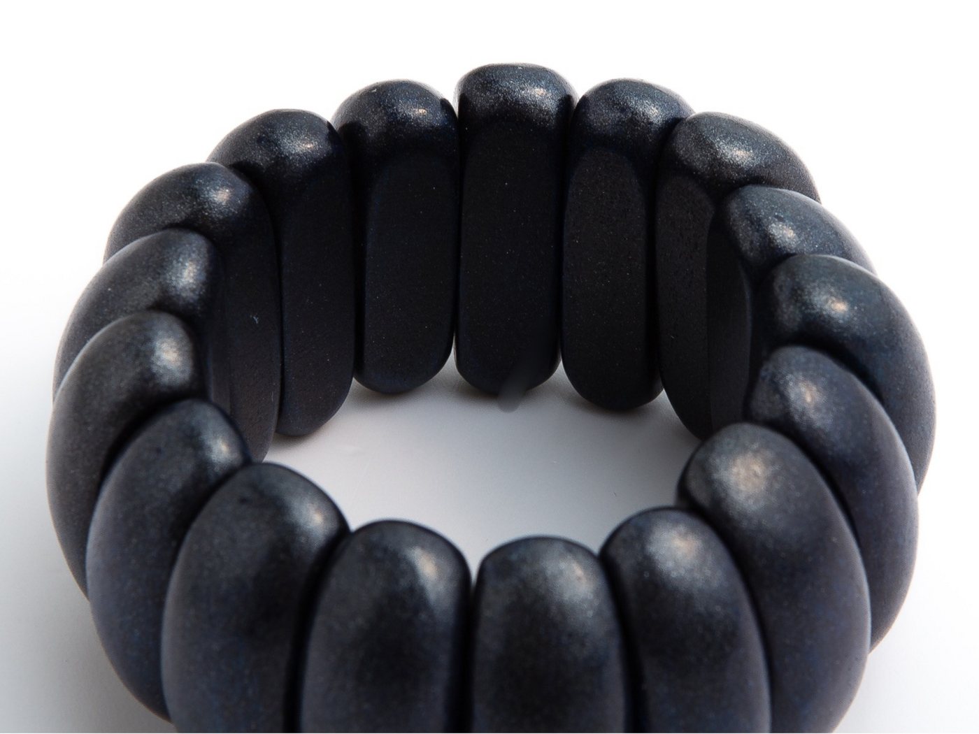 LK Trend & Style Armband aus Holz Elastisch, Vintage, großartiges Accessoire passend zur Jeans – Bild 2 von 3