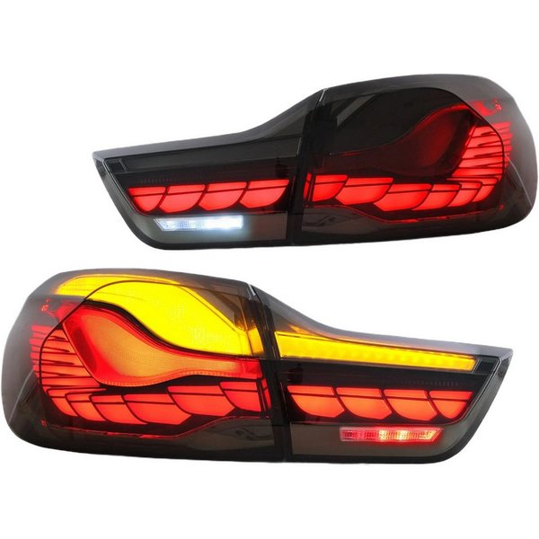LLCTOOLS Rückleuchte Hell leuchtende LED Rückleuchte mit E-Prüfzeichen passend für BMW, 4er F32 Coupe, F33 Cabrio, F36 Gran Coupe, F82 M4 (2013-2021), Rücklicht