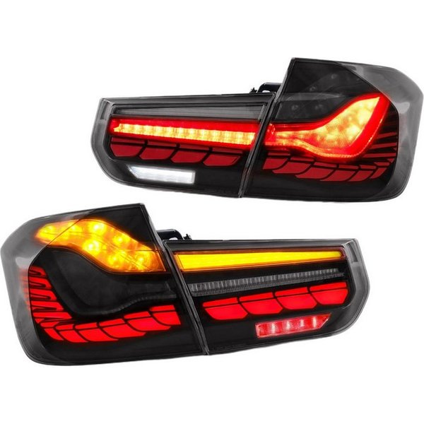 LLCTOOLS Rückleuchte Hell leuchtende LED Rückleuchte mit E-Prüfzeichen passend für BMW, 3er F30 Limousine, F35 Limousine, F80 M3 (10/2011-06/2019), Rücklicht, B