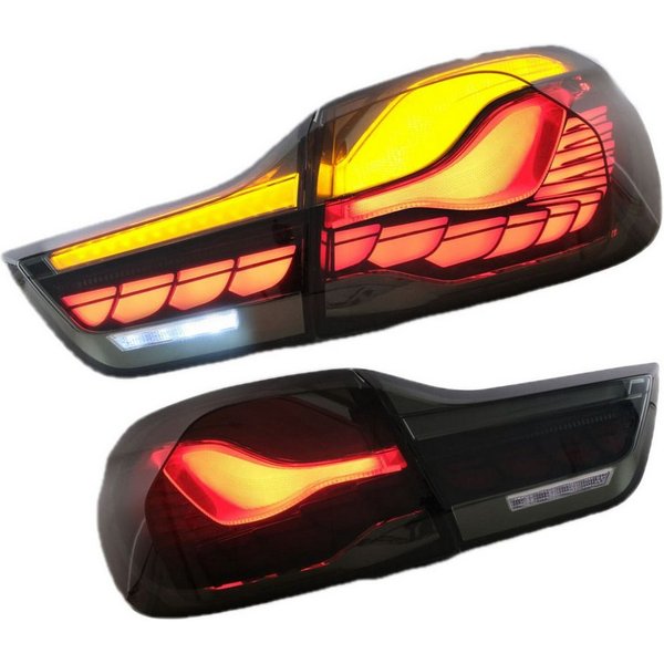 LLCTOOLS Rückleuchte Hell leuchtende LED Rückleuchte mit E-Prüfzeichen passend für BMW, 4er F32 Coupe, F33 Cabrio, F36 Gran Coupe, F82 M4 (2013-2021), Rücklicht