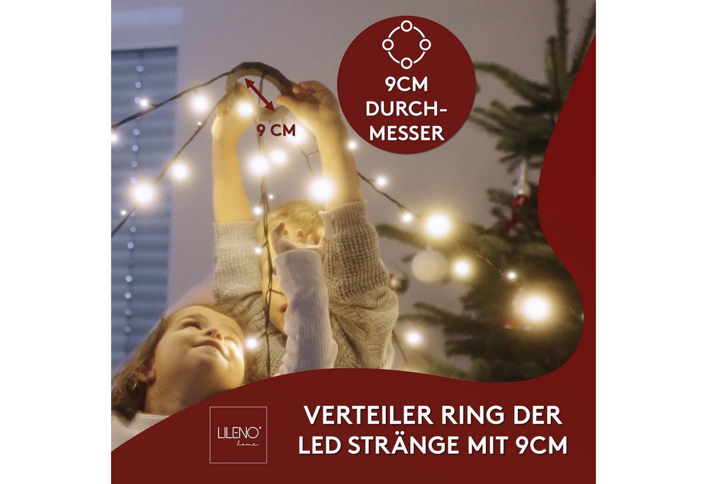 LlLENO HOME LED-Lichterkette – Bild 3 von 5