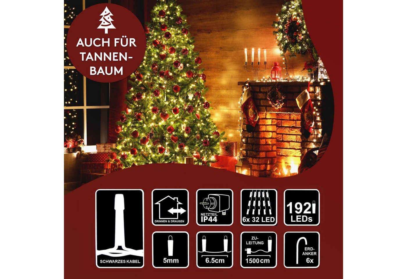 LlLENO HOME LED-Lichterkette – Bild 4 von 5