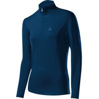 LÖFFLER Damen PULLI BASIC TRANSTEX®, Größe 44 in Blau