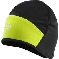 LÖFFLER Herren Mütze AIRBLOCC HAT FLAPS, Größe 1 in Schwarz