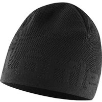 LÖFFLER Herren Mütze KNITTED LOGO HAT, Größe ONE SIZE in Schwarz