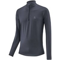 LÖFFLER Herren PULLI BASIC CF TRANSTEX®, Größe 46 in Grau