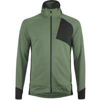 LÖFFLER Herren Rolli M ZIP-HOODY TECH-MERINO, Größe 52 in Grün