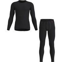 LÖFFLER Herren SET LANG TRANSTEX® WARM, Größe 54 in Schwarz