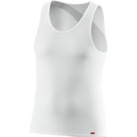 LÖFFLER Herren Unterhemd M SINGLET GRID TRANSTEX LIGHT, Größe 56 in Grau