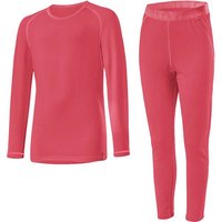 LÖFFLER Kinder SET LANG TRANSTEX® WARM, Größe 152 in Rot