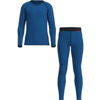 LÖFFLER Unterwäsche K SET LONG TRANSTEX WARM, Größe 164 in Blau