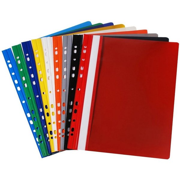 Loer & Schäfer Hefter 20 Schnellhefter DIN A4 / aus PVC - besonders stabil / gelocht - Eurol