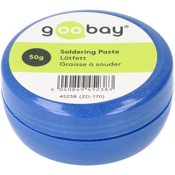 Goobay Lötkolben Goobay Lötfett Dose, 50 g - Lötpaste zum Löten von Elektronikbauteile