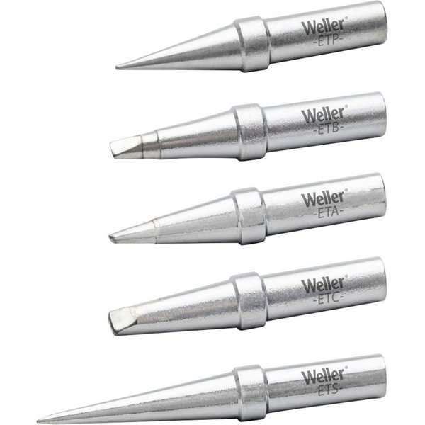 Weller Lötkolben Weller Lötspitzen-Set Meißelform, Rundform, Spitzform Inhalt 1 Set, T0054104699