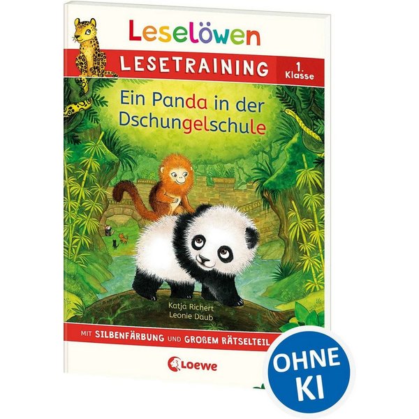 Leselöwen Lesetraining 1. Klasse - Ein Panda in der Dschungelschule / Katja Richert