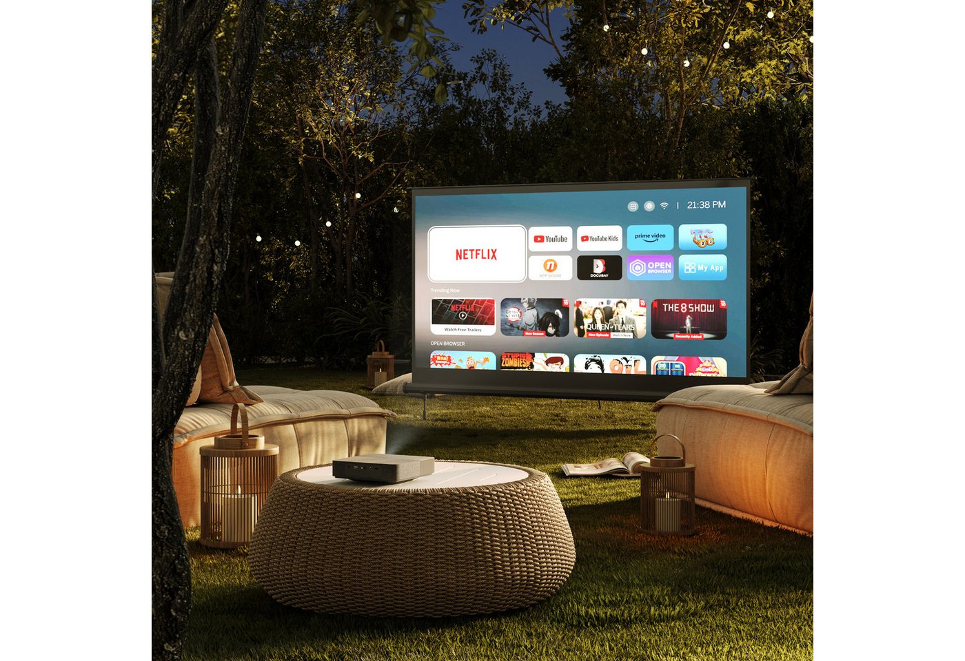 Loewe We. BEAM Beamer (500 lm, Entwickelt in Deutschland) – Bild 5 von 5