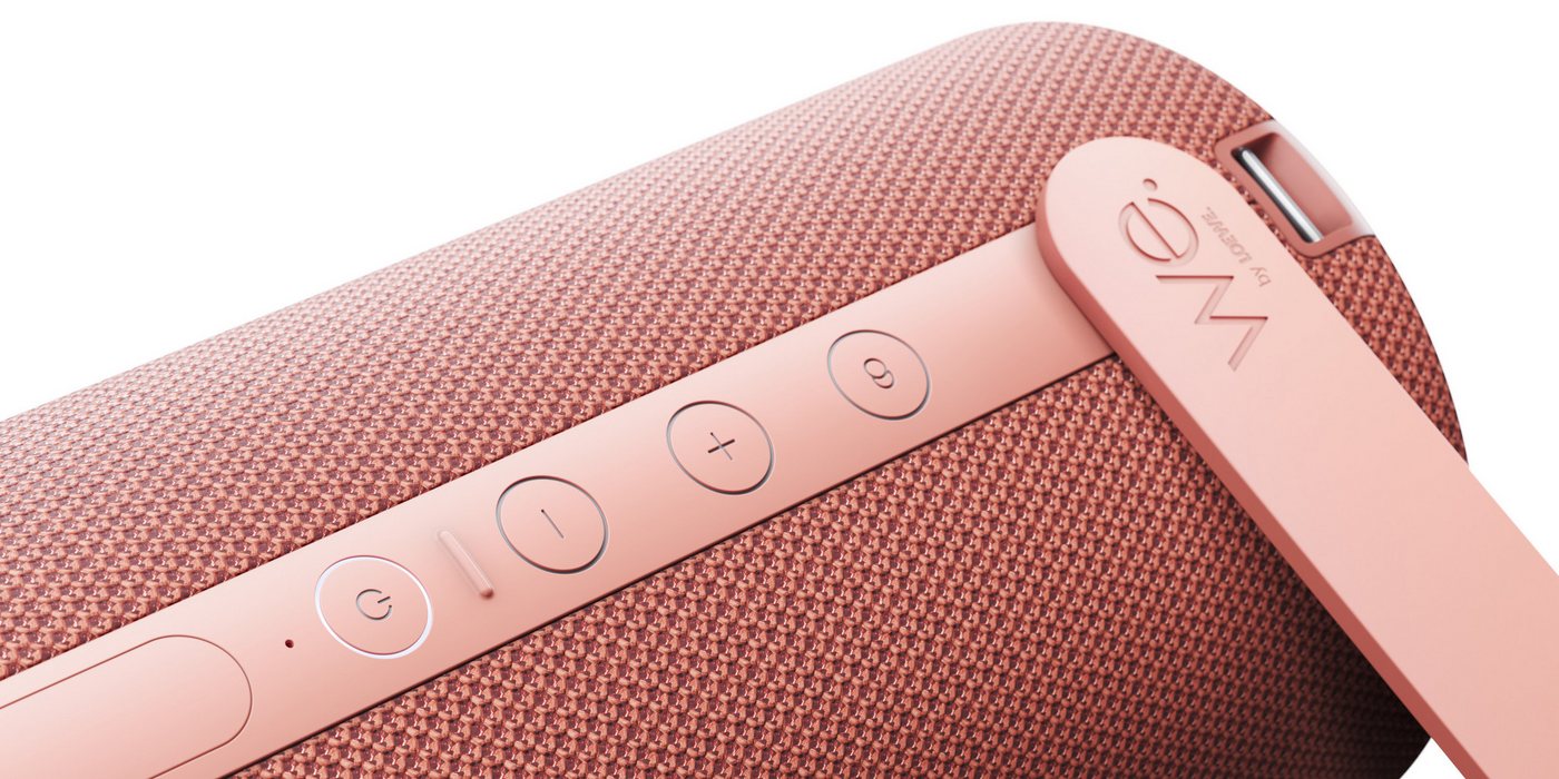 Loewe We. HEAR 2 coral red. Bluetooth-Speaker (Bluetooth, 60 W, Entwickelt in Deutschland) – Bild 4 von 5