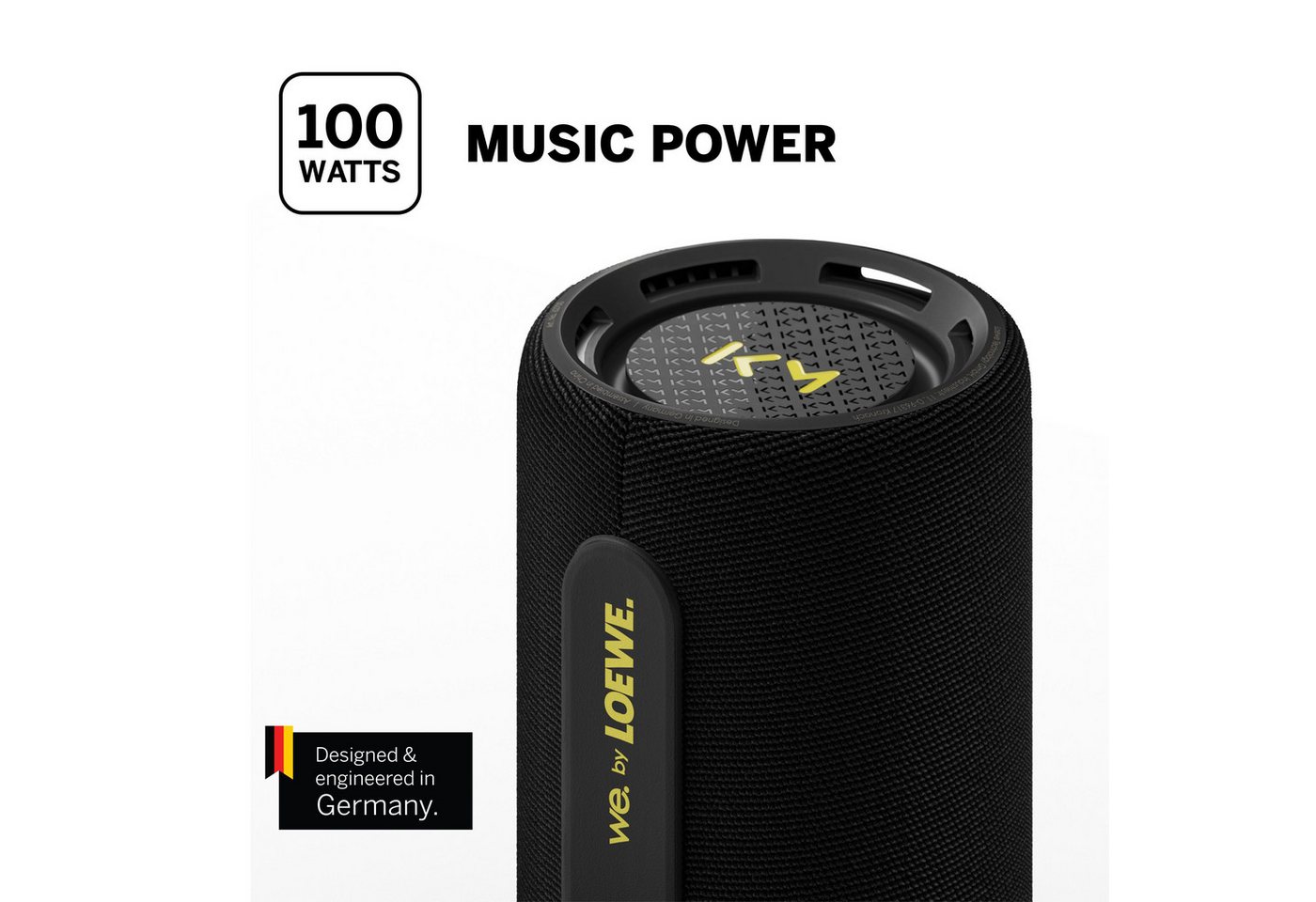 Loewe We. HEAR pro black. Bluetooth-Speaker (Bluetooth, 100 W, Limited Edition in Kooperation mit Kylian Mbapp) – Bild 4 von 5