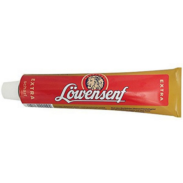 Löwensenf Saucen, Löwensenf extra scharf aus der Tube fein servierfertig 200ml