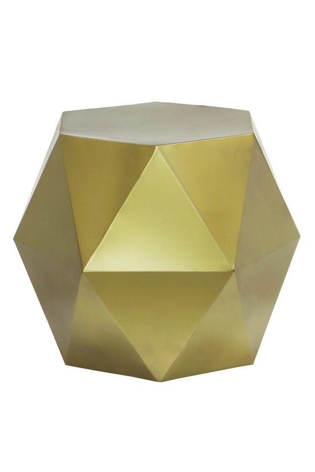 loft24 Beistelltisch, aus Metall in bronze, modernes Design, geometrische Form – Bild 2 von 5