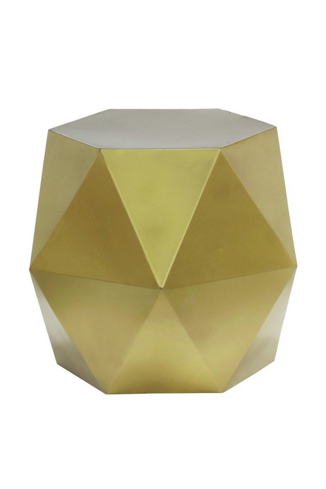 loft24 Beistelltisch, aus Metall in bronze, modernes Design, geometrische Form – Bild 3 von 5