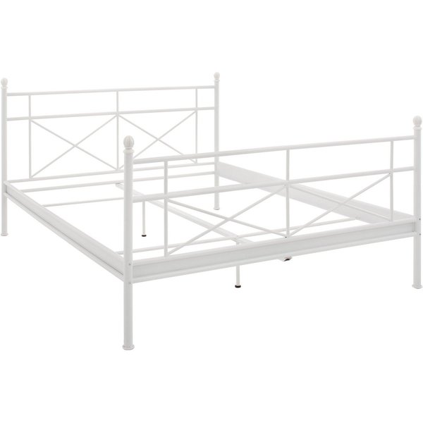 loft24 Metallbett Tanja - Bett Bettgestell Bettrahmen Doppelbett, Bettgestell aus Metall,Bett Doppelbett