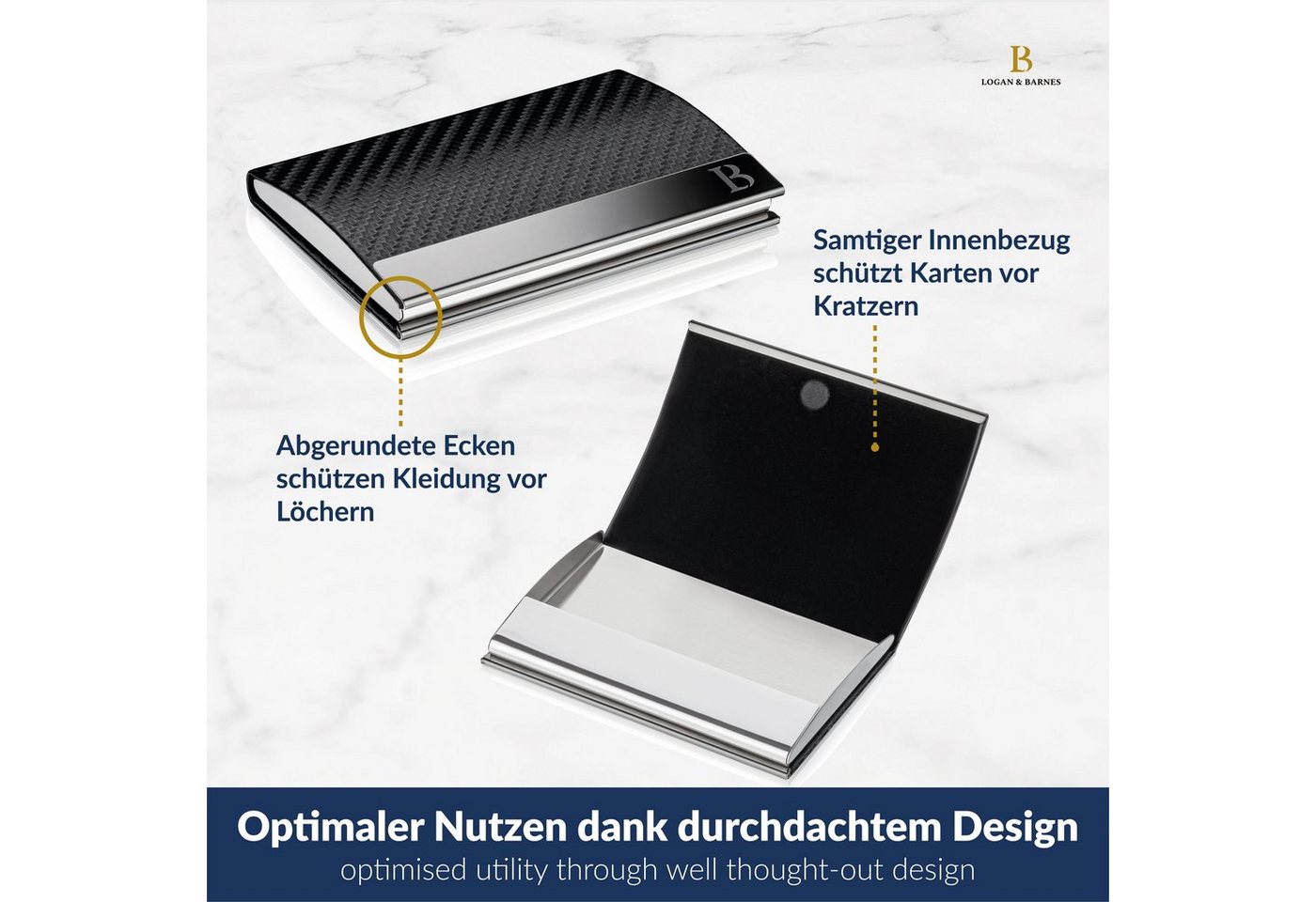 Logan & Barnes Kartenetui Cologne – Bild 4 von 5