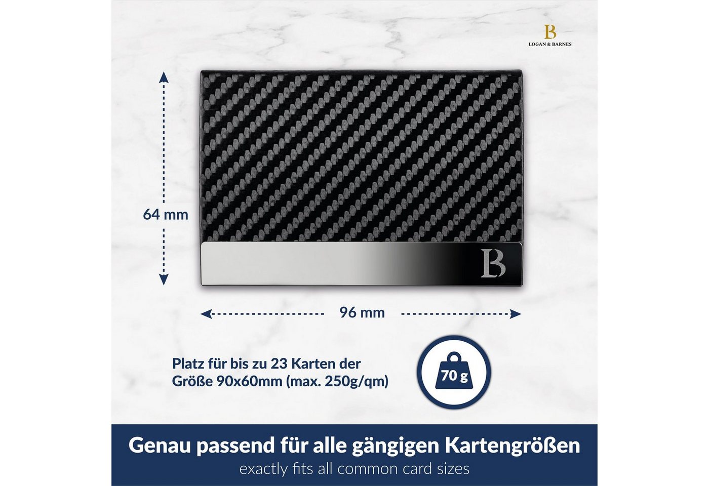 Logan & Barnes Kartenetui Cologne – Bild 5 von 5