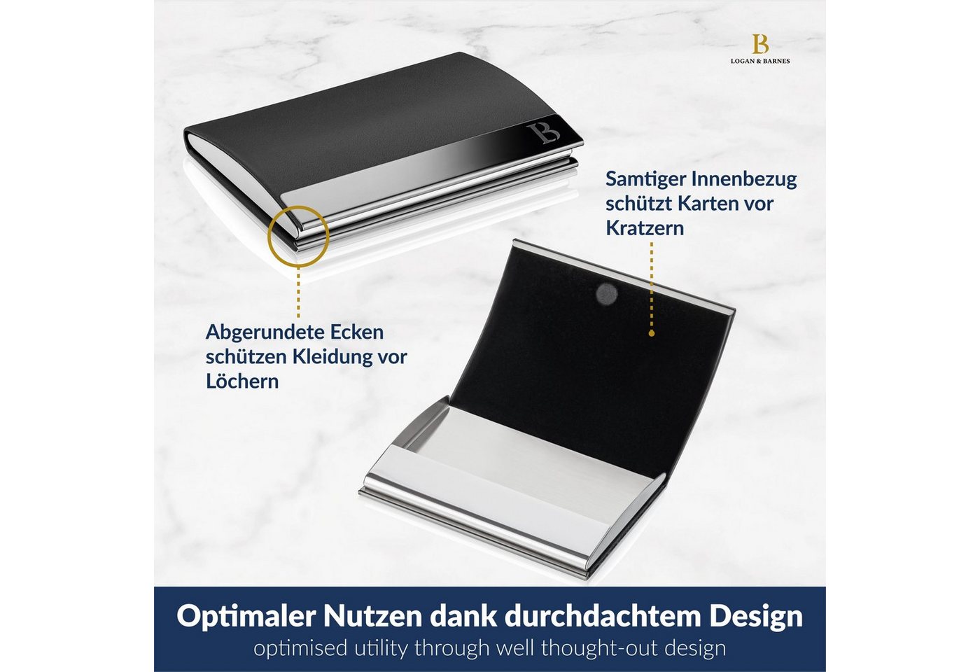 Logan & Barnes Kartenetui Cologne – Bild 4 von 5