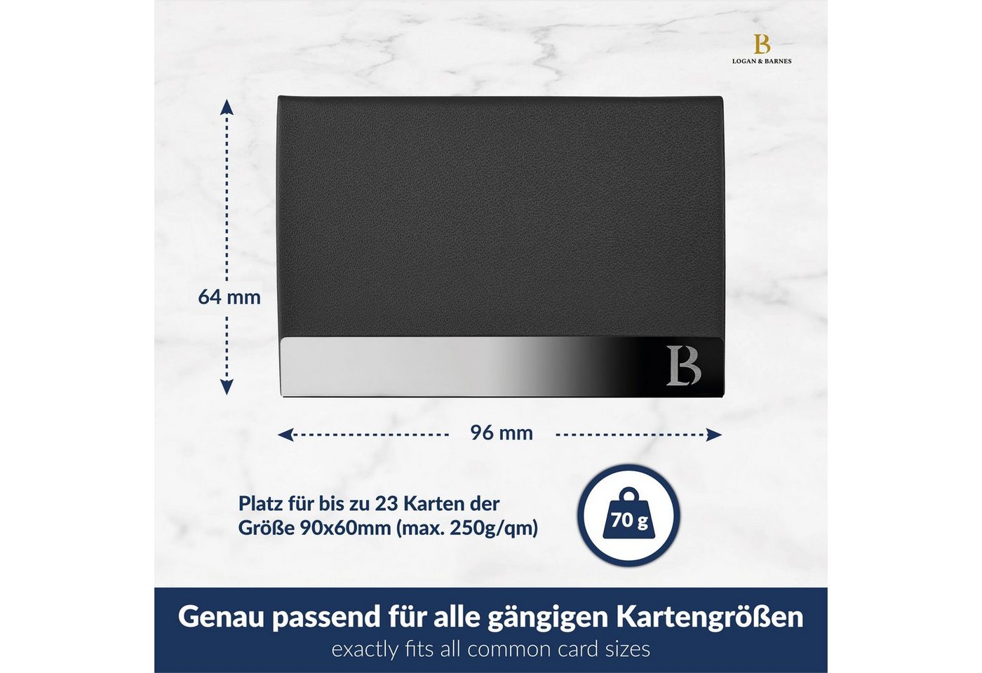 Logan & Barnes Kartenetui Cologne – Bild 5 von 5