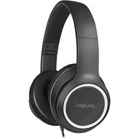 Headset Stereo, with Microphone, 1x 3.5mm, black