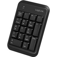 Logilink Keypad Bluetooth, mit 17 Tasten, V5.1, schwarz