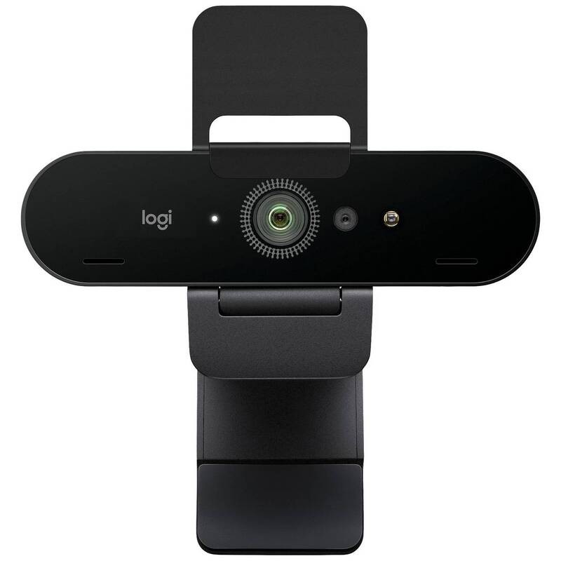 LOGITECH 4K Webcam Kamera BRIO Stream Edition Schwarz Windows Hello