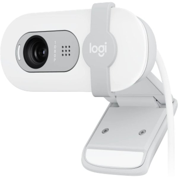 Logitech Brio 100 Full HD, Auto-Licht, integriertes Mikrofon, Abdeckblende Full HD-Webcam
