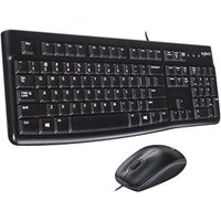 LOGI MK120 corded Desktop black USB (US)
