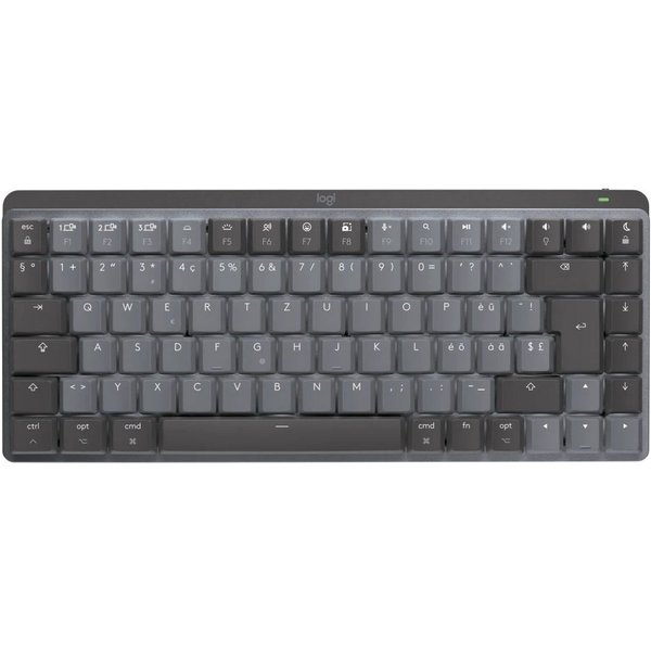 Logitech MX Mechanical Mini for Mac, Bluetooth Tastatur for Mac & PC CH Layout Wireless-Tastatur (Schweizer Layout)