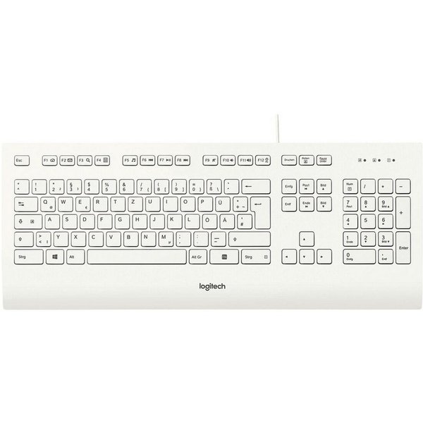 Logitech USB Keyboard K280e white