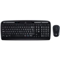 Logitech Wireless Combo MK330 Tastatur Maus enthalten Büro USB QWERTY US International Schwarz