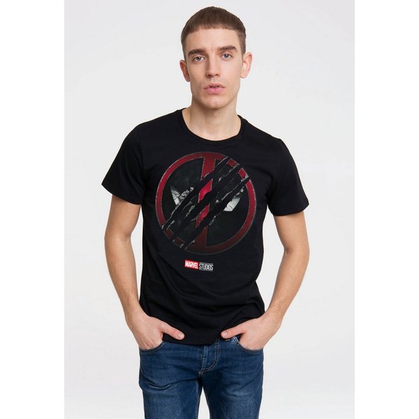 LOGOSHIRT T-Shirt Marvel - Deadpool & Wolverine mit coolem Frontprint