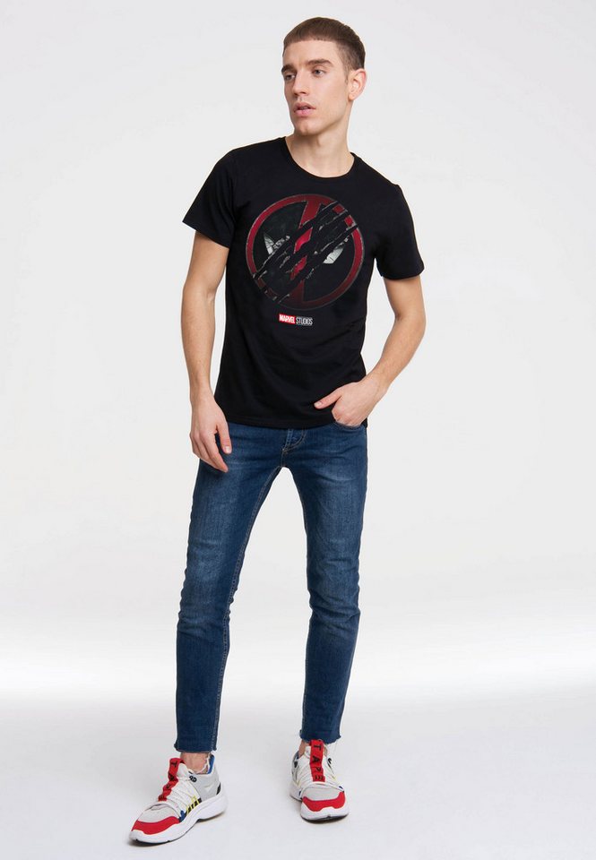 LOGOSHIRT T-Shirt Marvel - Deadpool & Wolverine mit coolem Frontprint – Bild 2 von 4