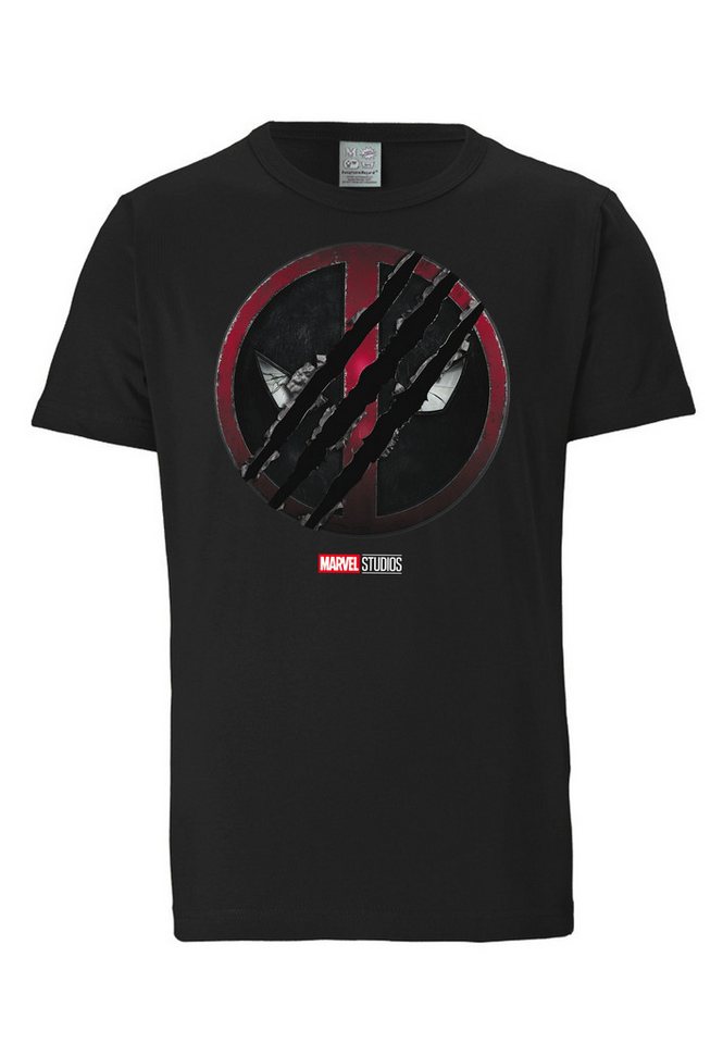 LOGOSHIRT T-Shirt Marvel - Deadpool & Wolverine mit coolem Frontprint – Bild 3 von 4