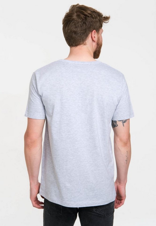 LOGOSHIRT T-Shirt Pippi Langstrumpf - Äffchen Herr Nilsson mit coolem Frontprint – Bild 4 von 5