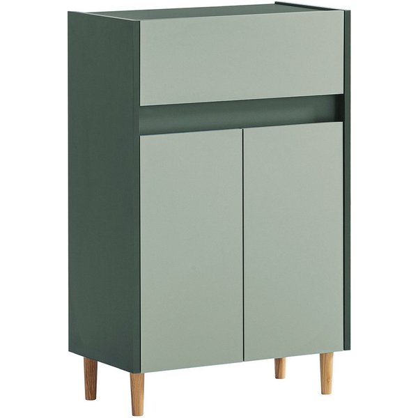Lomadox Badkommode LOANO-80, Badmöbel Badezimmerschrank Kommode modern in grün