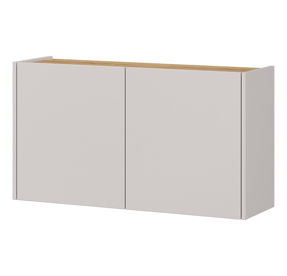 Lomadox Garderoben-Set LAPUA-01, (Spar-Set, 2-St., Garderobenspiegel Schuhschrank), in kaschmir und Eiche, geringe Tiefe für schmale Flure – Bild 5 von 5