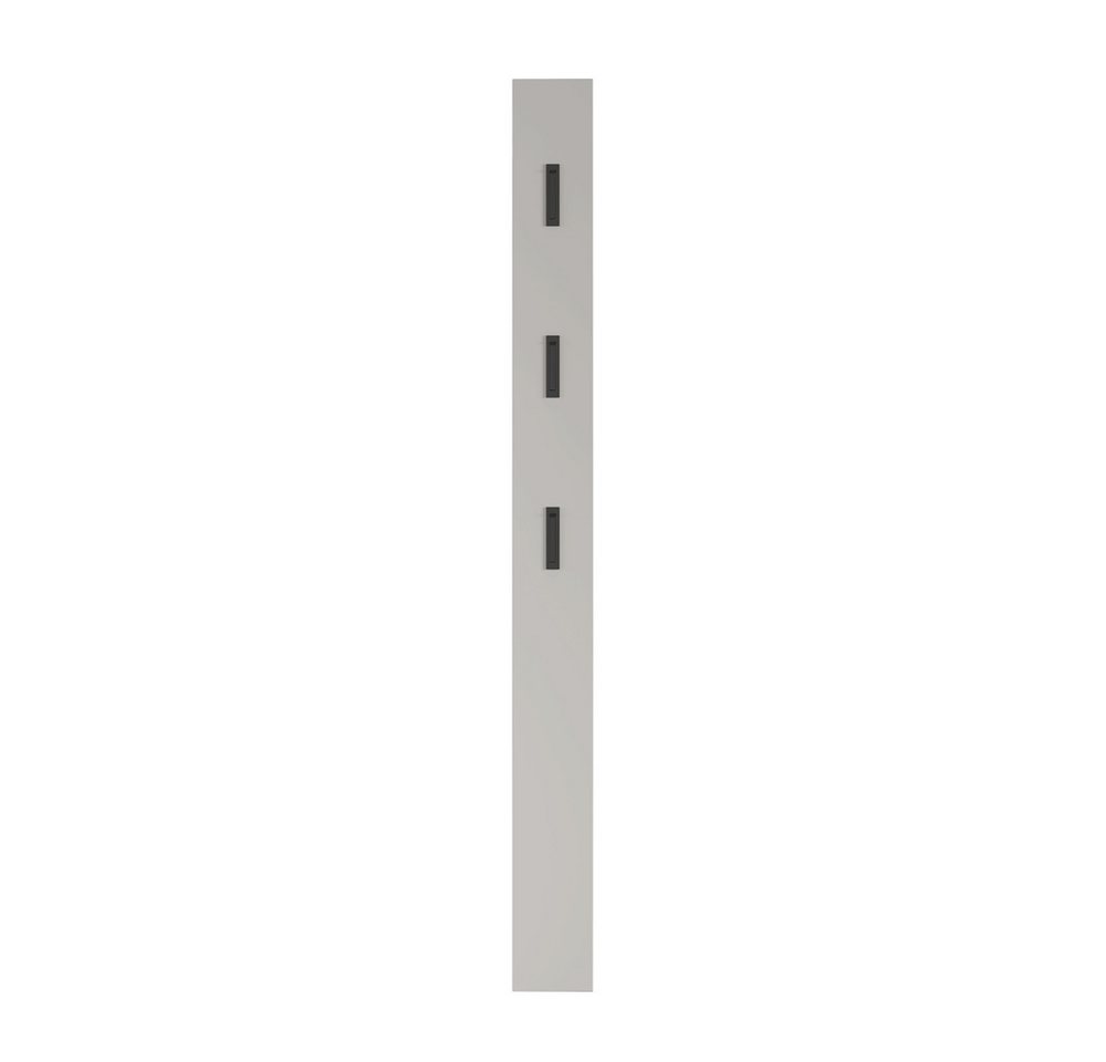 Lomadox Garderobenpaneel UTRERA-01, mit Klapphaken in Kaschmir, B/H/T: ca. 15/170/3 cm – Bild 2 von 5
