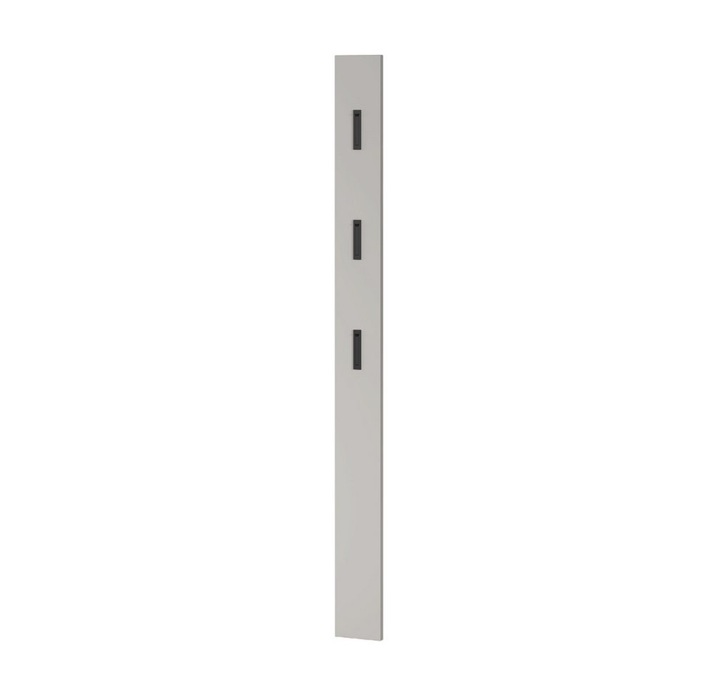 Lomadox Garderobenpaneel UTRERA-01, mit Klapphaken in Kaschmir, B/H/T: ca. 15/170/3 cm – Bild 3 von 5