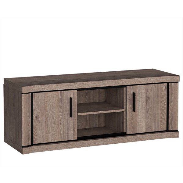 Lomadox Lowboard DUNEDIN-161, Fernsehschrank, 137cm, Trüffel Eiche